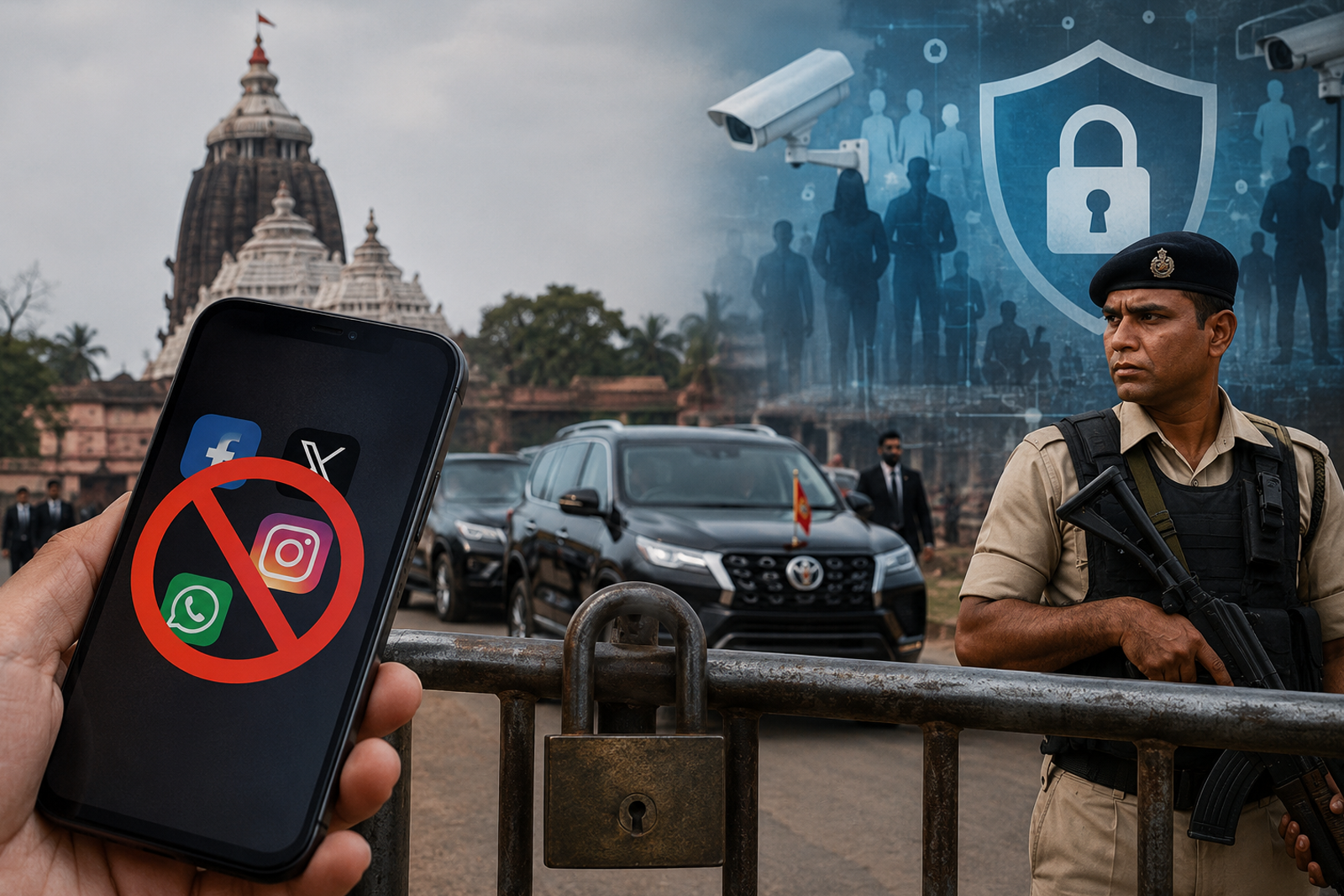 Odisha Tightens Security: Government Restricts Social Media Sharing of VVIP Visit Details